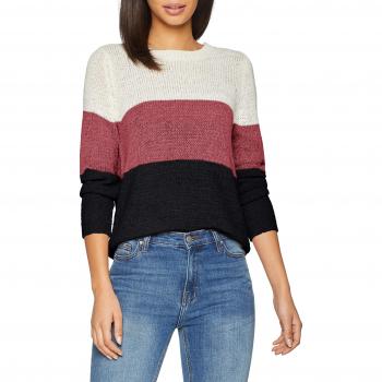 ONLY NOS Onlgeena L/s Block Pullover Knt Noos, suéter para Mujer,