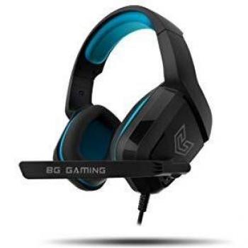 BG-Gaming Radar - Auriculares con micrófono, Color Negro y Azul