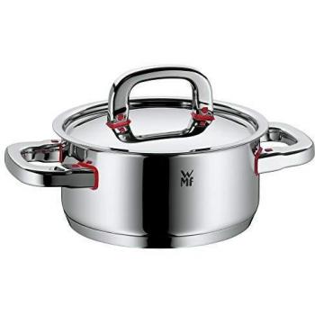 Cacerola WMF Premium One 16,5 cm con tapa, Cromargan® acero inoxidable 18/10, inducción, capacidad 1,5L