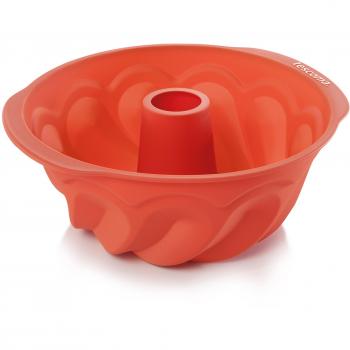 Molde de Silicona para Bábovka DELICIA 24 cm - Alta, Naranja, Antiadherente