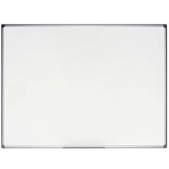 Bi-Office 288688 - Pizarra de acero vitrificado con bandeja, para rotuladores, 100 x 150 cm, color blanco
