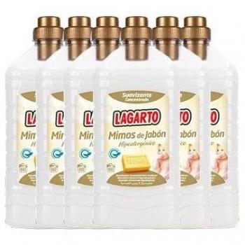 Lagarto Suavizante Concentrado Hipoalergénico 60 Lavados - Caja de 6 unidades