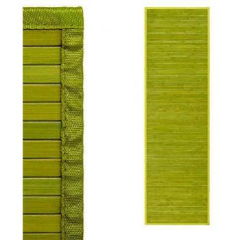 UNIMASA Alfombra pasillera Oriental Verde de bambú de 60 x 200 cm Sol Naciente