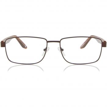 Gafas Anti-Azules Rectángulo Montuta Completa Metálico Marrón Armazones para Hombre - SmartBuy Collection