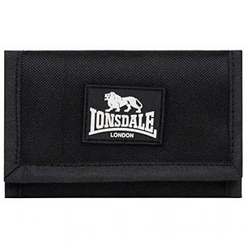 Lonsdale Aunby Classic Black Wallet 9x13 cm