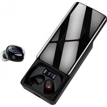 Auriculares Intrauditivos Y8 TWS 5.0 Bluetooth con Botón Inalámbrico, Pantalla LED, Deportivos y Resistentes al Agua