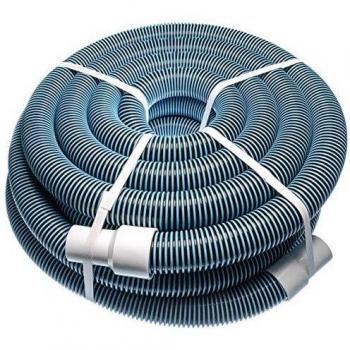 Manguera para piscina 38 mm conexión 15 m para skimmers, aspiradoras y filtros - Vhbw