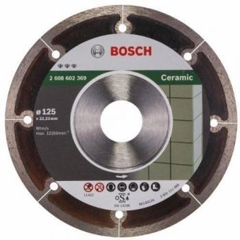 Bosch 2 608 602 369  - Disco de corte de diamante Best for Ceramic Extraclean - 125 x 22,23 x 1,2 x 5 mm