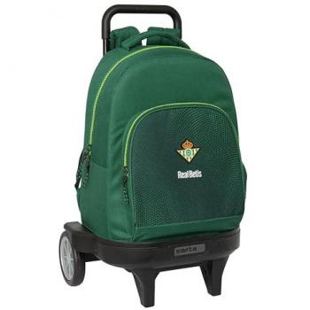Safta Trolley Real Betis Balompié Evolutivo Extraíble, Mochila Grande con Ruedas, Compacta, Ideal para Niños de Diferentes Edades, Cómoda y Versátil, Calidad y Resistencia,
