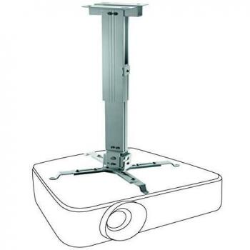 celexon Soporte de Techo Universal inclinable y Giratorio MultiCel 63100W - Distancia Desde el Techo de 63-100 cm - hasta 25 kg -Blanco