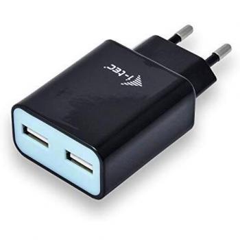i-tec CHARGER2A4B Cargador de Dispositivo Móvil Interior Negro
