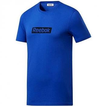 Reebok Te Linear Logo SS tee Camiseta, Hombre, humblu, XL