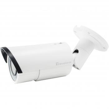 LevelOne FCS-5060 Cámara de Seguridad IP Exterior 1080P 2MP WDR PoE Zoom Óptico x4 Antivandálica Resistente a la Intemperie