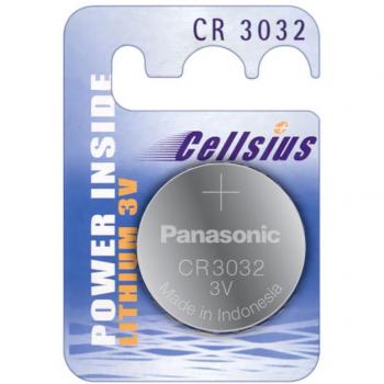 Pila de Litio CR3032 3Vdc 500mAh Panasonic