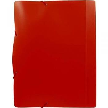 Grafoplás 2960751 Serie Xs Archivador Fuelle con Gomas, Rojo, Folio