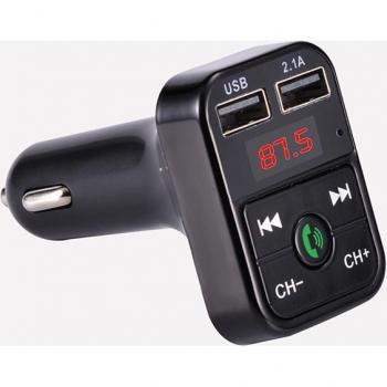 Reproductor MP3 Transmisor FM Bluetooth para Coche, Manos Libres, Cargador USB y Accesorios Inalámbricos