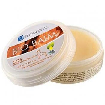 Dermoscent Bio Balm - Dog Paw Balm - Organic Moisturizer for Paw Pads, Nose & Elbow- Cracked & Dry Skin Relief - 50 ml Jar