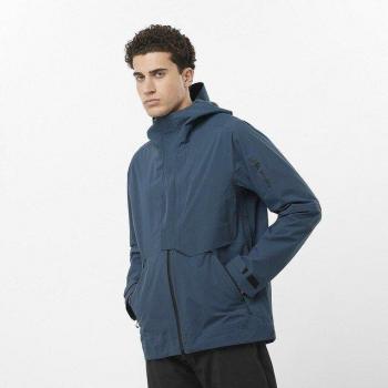 Chaqueta Impermeable Salomon Outerpath Pro 2.5L para Hombre - Marino (XL)