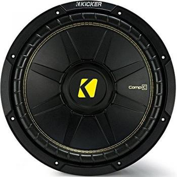 Kicker 44CWCD124 CompC 12-Inch Subwoofer - Black