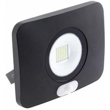 Proyector LED Estanco 50W con Sensor de Movimiento Negro
