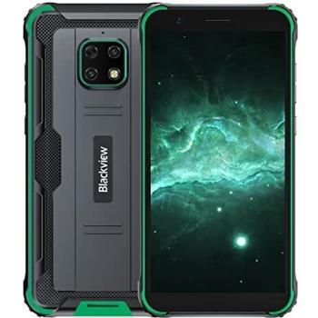 IP68 Móvil Resistente Blackview BV4900S, Android 11 4G Telefono Antigolpes, 2GB RAM 32GB ROM Extensión de 256GB, Pantalla 5.7, Cámara Impermeable 5MP+8MP, GPS Dual SIM,Batería 5580mAh Verde