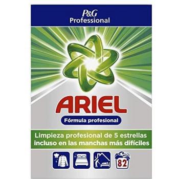 Ariel Detergente en Polvo para Lavadora, Profesional, 5.3 kg, 82 Lavados