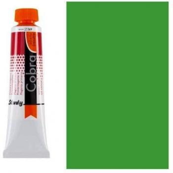 Talens Cobra Study Acuarela ölfarbe, Ver descripción, 618 Perm. Grün Hell, 40 ml