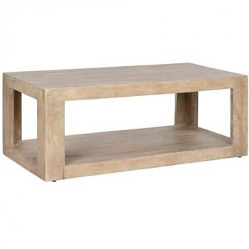 Mesa de Centro Esprit Natural de Madera 120x58x45 cm
