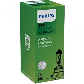 Philips 12362LLECOC1 LongLife EcoVision Lámpara Faro de Carretera