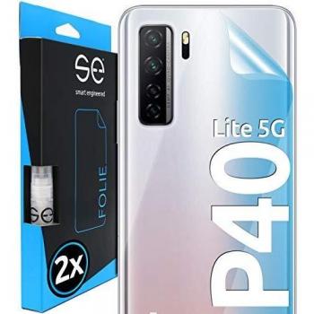 Protector de espalda 2x3D inteligente transparente para Huawei P40 Lite 5G