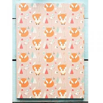 Cuquiland Foxy - Cuaderno, A5, 15 x 21 cm, 64 páginas, color blanco
