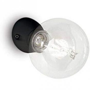 Aplique de pared Bodega negro 1 bombilla Ideal Lux