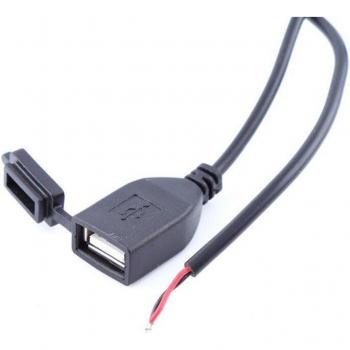 Toma USB Doble 12V 2A Impermeable para Moto con Multi-Fijación Brazoline