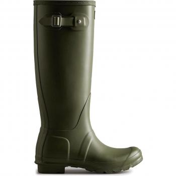 Hunter Women's Original Tall Green Rubber Wellington Boots