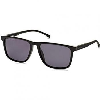 Hugo Boss Men's 0921/S IR 807 55 Sunglasses, Black Grey