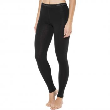Mallas Largas Woolpower Lite para Mujer - Color Negro
