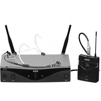 AKG WMS 420 Wireless Headset System with Headworn Microphone, Frequency Range 530-559 MHz