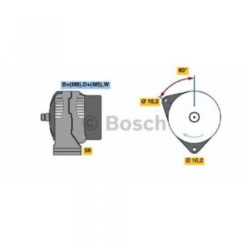 Alternador Trifásico BOSCH 0 986 047 210