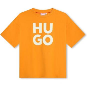 Hugo Boss - Camiseta de niño con logo estampado y diseño moderno para niños.