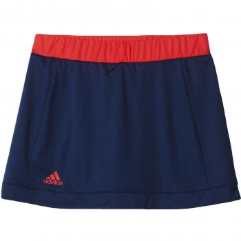 adidas G Court Skort - Falda pantalón para niña, color azul / rojo, talla 140