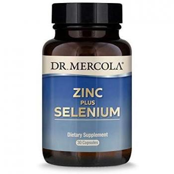 Dr. Mercola Zinc Plus Selenium, 15mg, 30 Capsules