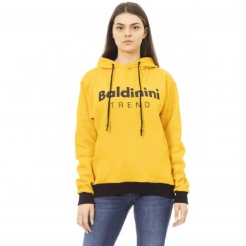 Baldinini Trend Yellow Cotton Sweater - S