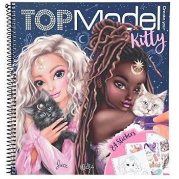 Depesche TOPModel - Kitty Colouring Book - Moonlight (0411663