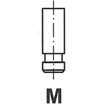 Válvula de admisión FRECCIA R6190/BMCR y IPSA VL137900 - Válvula de admisión para motores, compatible con diversas marcas, alta resistencia térmica y mecánica, diseño optimizado para un mejor