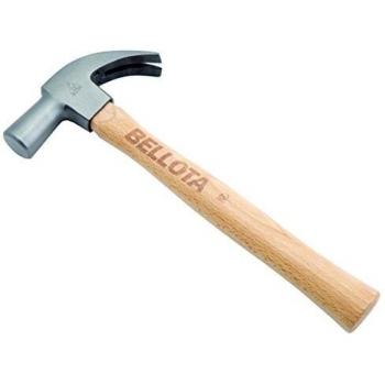 Bellota 8002-20 - Martillo de carpintero tipo inglés, mango de madera de haya boca, 30 mm