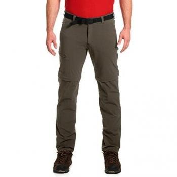 Maier Sports Men's Zip-Off Tajo Hiking Pants - Brown - Size 102