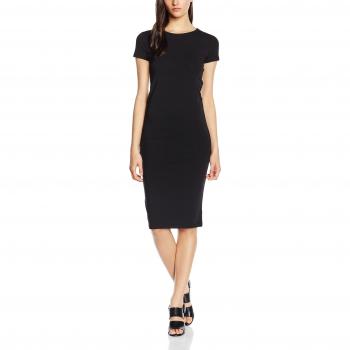 PIECES Pcmaith Midi Dress Noos, Vestido para Mujer, Negro