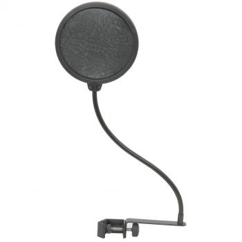 Pantalla Antipop para Micrófonos con Soporte Ajustable - Filtro de Sonido Profesional