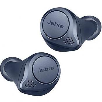 Jabra Elite Active 75t Auriculares Inalámbricos Deportivos con Estuche de Carga Inalámbrica, Bluetooth, Azul Marino