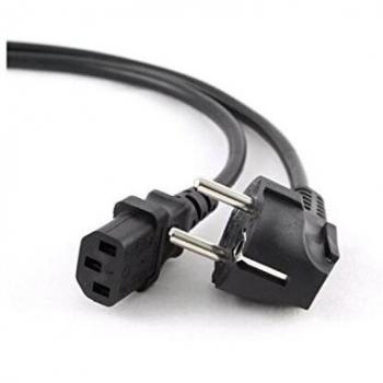 iggual IGG311165 1.8m CEE7/4 C13 acoplador Negro - Cable